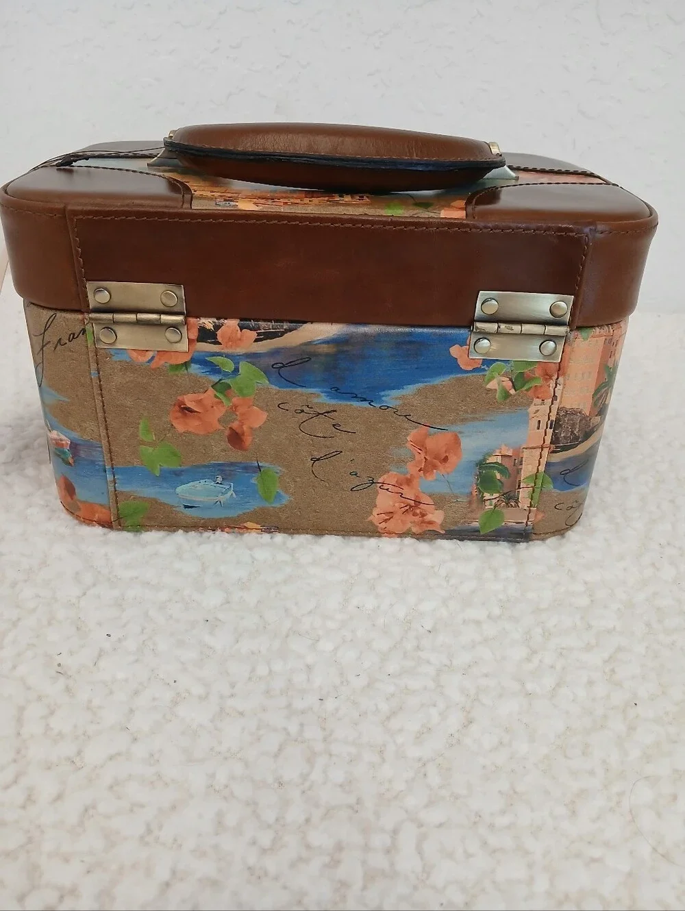 Patricia Nash Brescia Train Case In French Riviera NWT
